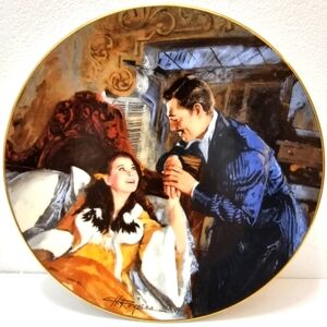 Gone with the Wind "Scarlett & Rhett's Honeymoon" 1990 Plate #2768D